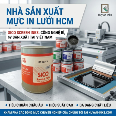 Prestigious Screen Printing Ink Manufacturer in HCM – European Standard